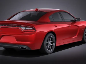 Dodge Charger 2015 vray 3D Model