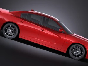 Dodge Charger 2015 vray 3D Model