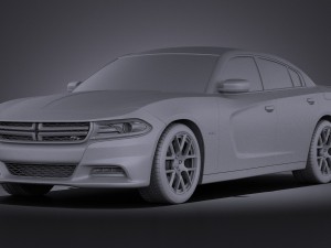 Dodge Charger 2015 vray 3D 模型