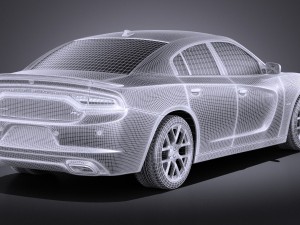 Dodge Charger 2015 vray 3D 模型