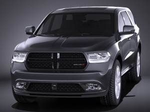 Dodge Durango 2014 vray 3D 모델