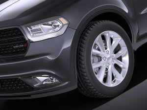Dodge Durango 2014 vray 3D 모델