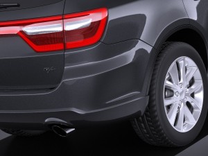 Dodge Durango 2014 vray 3D 모델