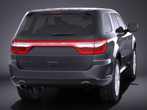 Dodge Durango 2014 vray 3D 모델