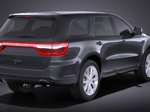 Dodge Durango 2014 vray 3D 모델