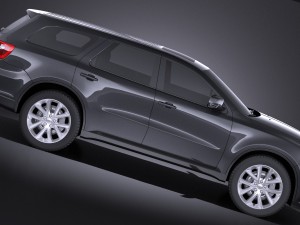 Dodge Durango 2014 vray 3D 모델