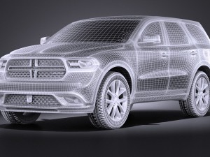 Dodge Durango 2014 vray 3D 모델