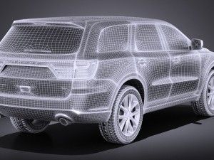 Dodge Durango 2014 vray 3D 모델