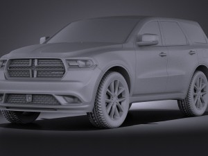Dodge Durango 2014 vray 3D 모델