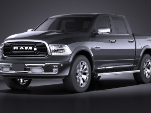 Dodge Ram 1500 Laramie Limited 2015 VRA Lowpoly 3Dモデル
