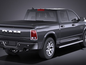 Dodge Ram 1500 Laramie Limited 2015 VRA Lowpoly 3Dモデル