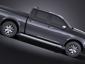 Dodge Ram 1500 Laramie Limited 2015 VRA Lowpoly 3Dモデル