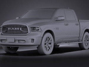 Dodge Ram 1500 Laramie Limited 2015 VRA Lowpoly 3Dモデル