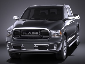 Dodge Ram 1500 Laramie Limited 2015 vray 3Dモデル