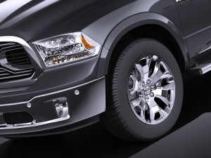 Dodge Ram 1500 Laramie Limited 2015 vray 3Dモデル