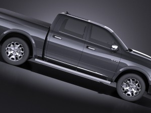 Dodge Ram 1500 Laramie Limited 2015 vray 3Dモデル