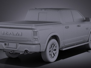 Dodge Ram 1500 Laramie Limited 2015 vray 3Dモデル