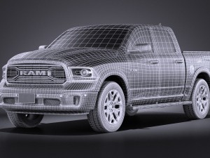 Dodge Ram 1500 Laramie Limited 2015 vray 3Dモデル