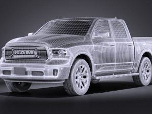Dodge Ram 1500 Laramie Limited 2015 vray 3Dモデル