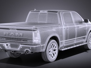 Dodge Ram 1500 Laramie Limited 2015 vray 3Dモデル