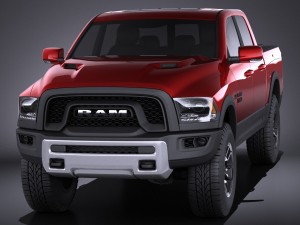 Dodge Ram 1500 Rebel 2015 vray 3D-Modell