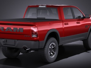 Dodge Ram 1500 Rebel 2015 vray 3D-Modell