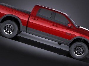 Dodge Ram 1500 Rebel 2015 vray 3D-Modell