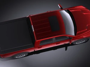 Dodge Ram 1500 Rebel 2015 vray 3D Model