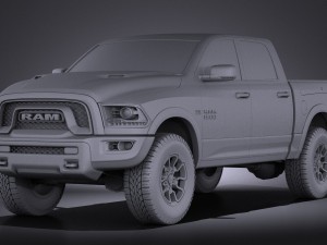 Dodge Ram 1500 Rebel 2015 vray 3D-Modell
