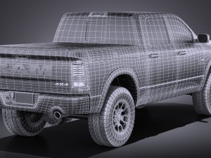Dodge Ram 1500 Rebel 2015 vray 3D-Modell