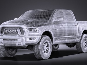 Dodge Ram 1500 Rebel 2015 vray 3D-Modell