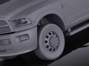 Dodge Ram Heavy Duty 2014 vray 3D मॉडल