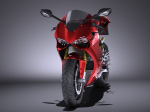 Ducati 1299 Panigale S 2016 vray Model 3D