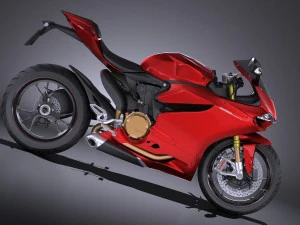 Ducati 1299 Panigale S 2016 vray 3D Model