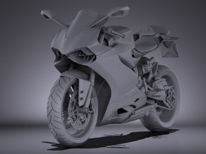 Ducati 1299 Panigale S 2016 vray Model 3D