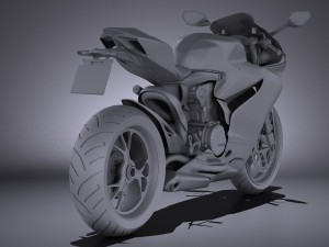 Ducati 1299 Panigale S 2016 vray Model 3D