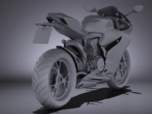 Ducati 1299 Panigale S 2016 vray 3D Model