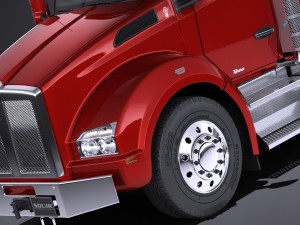 Kenworth T880 2017 Tipper Truck 3D 模型