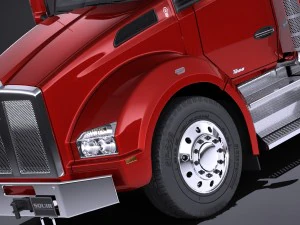 Kenworth T880 2017 Tipper Truck 3D Model