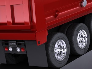Kenworth T880 2017 Tipper Truck 3D 模型