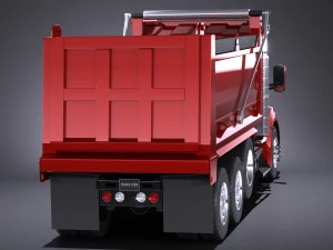 Kenworth T880 2017 Tipper Truck 3D Model