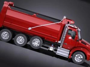 Kenworth T880 2017 Tipper Truck 3D Model