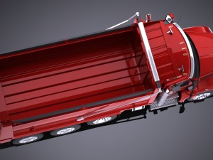 Kenworth T880 2017 Tipper Truck 3D 模型