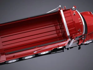 Kenworth T880 2017 Tipper Truck 3D Model