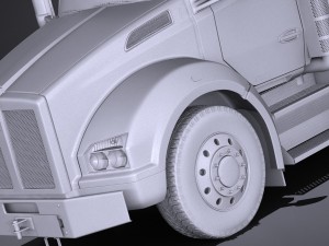 Kenworth T880 2017 Tipper Truck 3D 模型