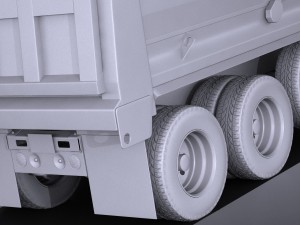 Kenworth T880 2017 Tipper Truck 3D 模型