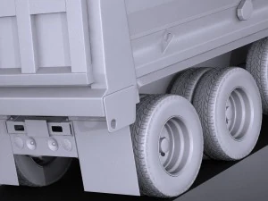 Kenworth T880 2017 Tipper Truck 3D Model