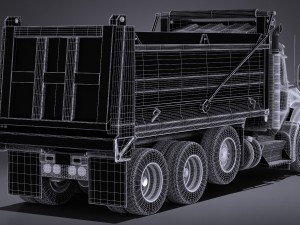 Kenworth T880 2017 Tipper Truck 3D 模型