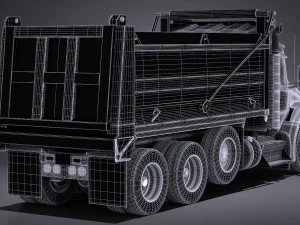 Kenworth T880 2017 Tipper Truck 3D Model