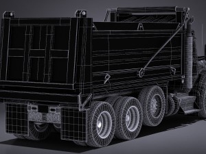Kenworth T880 2017 Tipper Truck 3D 模型
